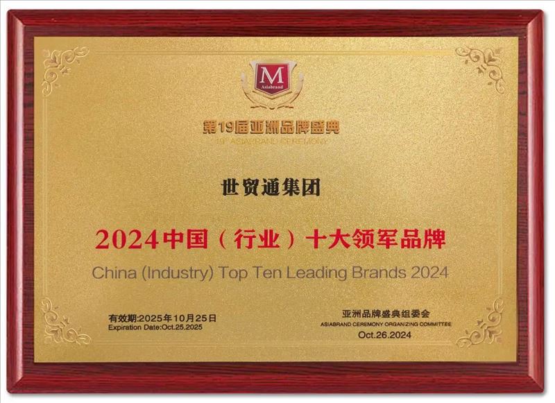 世贸通荣获“2024中国(行业)十大领军品牌”，引领移民行业新风向