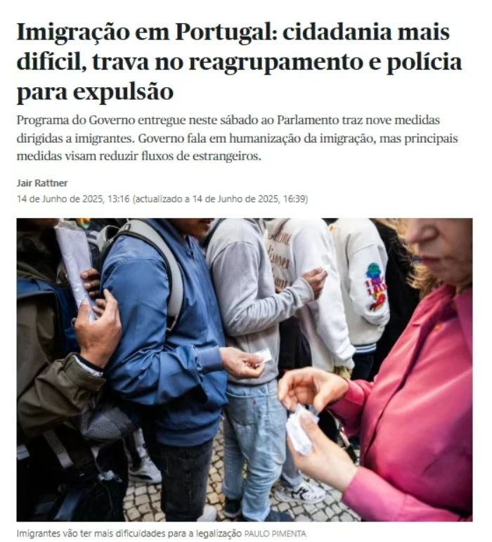 近日，葡萄牙政府在部长会议上通过了一系列关于移民和国籍法的改革提案，计划提交议会审议。这些提案涵盖国籍申请年限、家庭团聚条件及签证申请方式等多个方面，核心移民路径遭遇全面收紧。