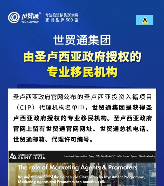 圣卢西亚投资入籍项目